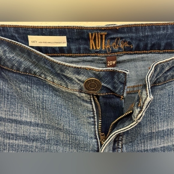 NEW KUT From The Kloth Women’s Katy High Rise Ankle Straight Jeans Plus Size 20W - Picture 6 of 12